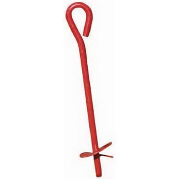 Midwest Airlines Midwest Air 901113A 3 x 30 in. Screw In Earth Anchor; Red 413302